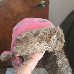 SpiritHoods Pink and Brown Kids Hat